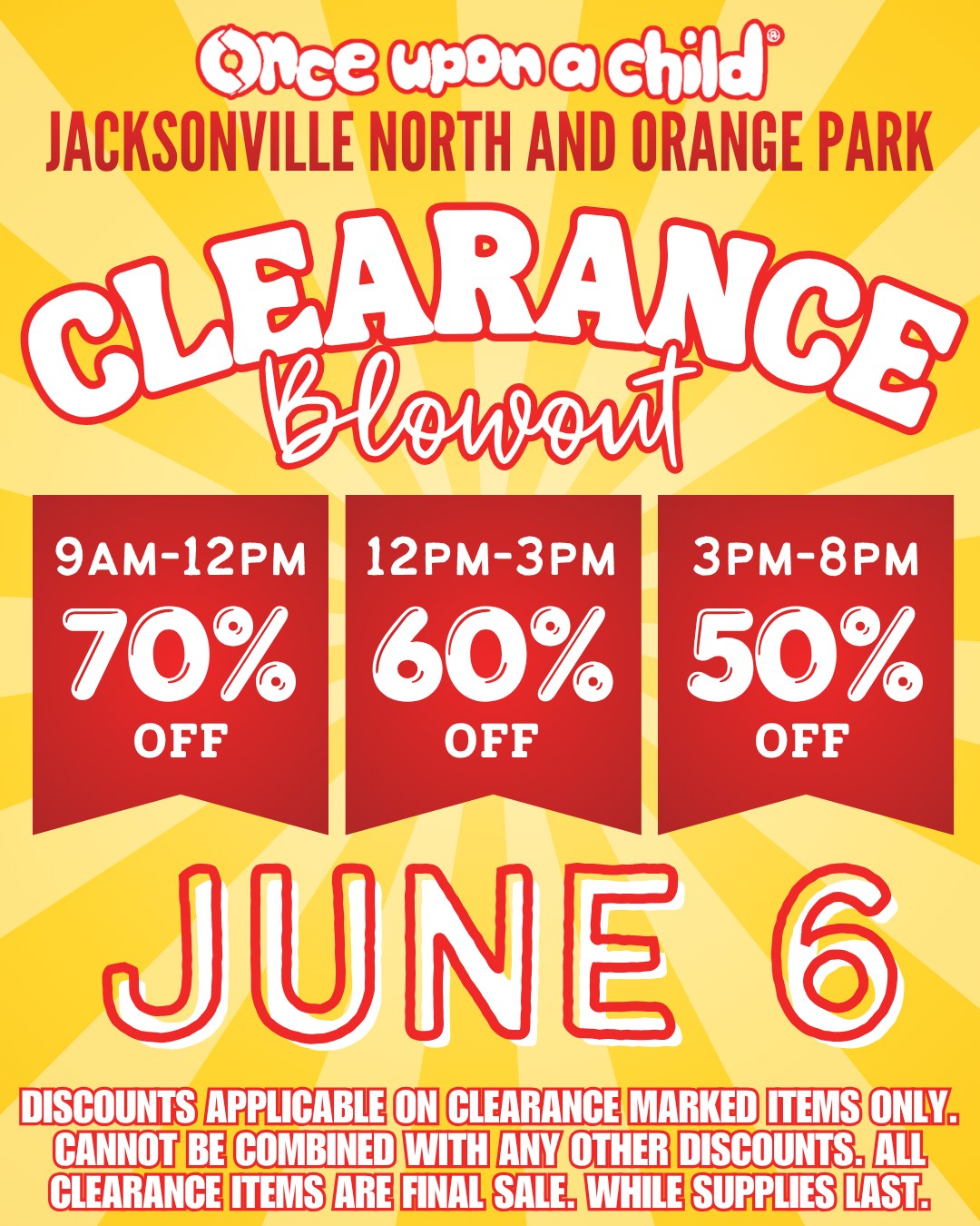 Clearance Blowout